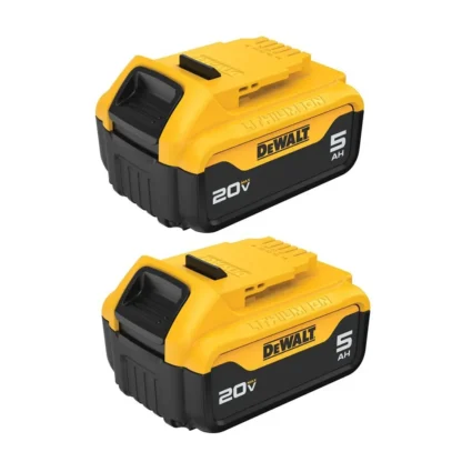 DEWALT 2-Pack 20-Volt 5.0-Amp Hours Lithium Power Tool Batteries