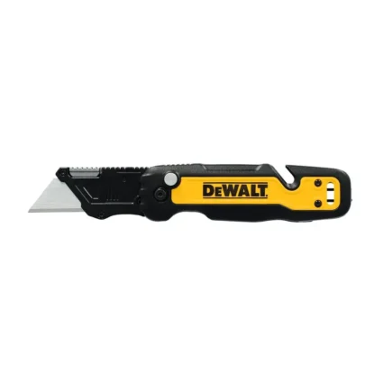 DEWALT Push & Flip Folding Utility Knife with Storage