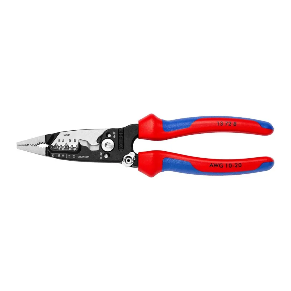 Knipex Wire Stripper Forged with Multi Component Grip Handle 8in