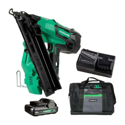 Metabo HPT 18V MultiVolt Angled Finish Nailer Brushless 15 Gauge Kit