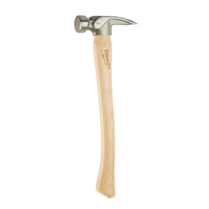 Milwaukee 19oz Milled Face Hickory Wood Framing Hammer