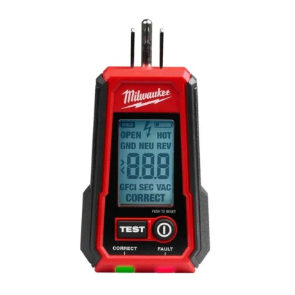 Milwaukee Digital GFCI Receptacle Tester