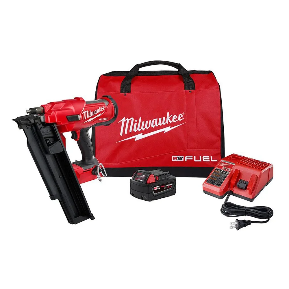 Milwaukee M18 FUEL 21 Degree Framing Nailer Kit